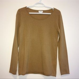 Club Monaco Gold Cashmere Long-Sleeve